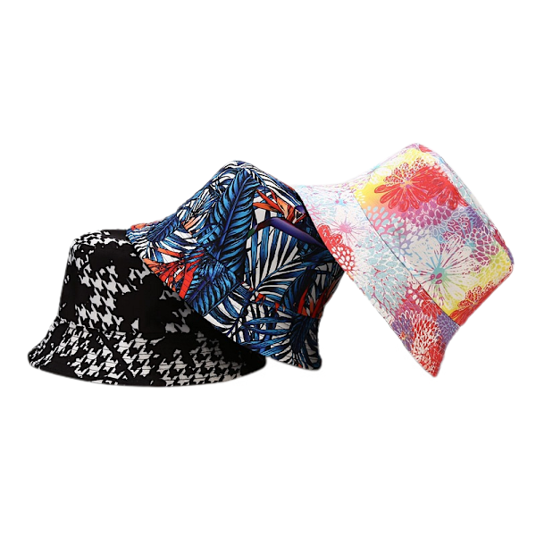Sööt Bucket Hat - Rantakalastajan Hattu Naisille, Kääntyvä Kaksipuolinen Unisex (HATL025)