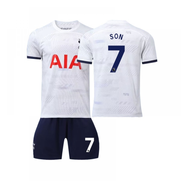 23/24 Tottenham Stadium Koti Lasten Jalkapallopaita Setti 7 SON children' sizes24