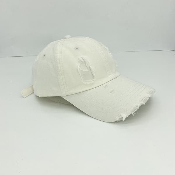 Dotpet Hat Niche Hole Justerbar Baseball Cap for Menn og Kvinner (Oransje)