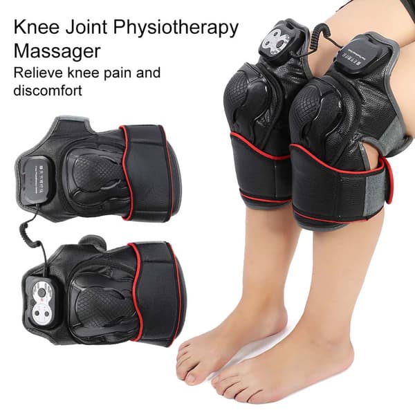 Kneleddsleddsfysioterapimassasje Kneleddsmertelindring Vibrasjonsvarmemassajemaskin