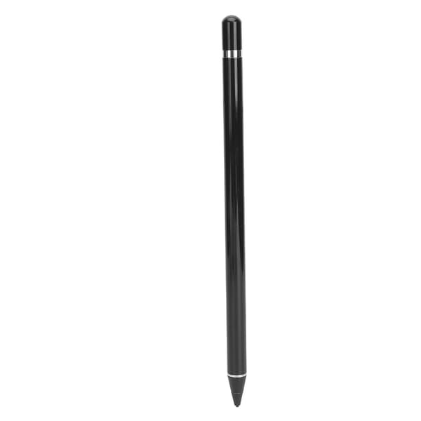 Universal Stylus Pen Magnetisk Penhætte Åben og Brug 95mAh Micro USB Touch Screen Penne til Smartphone Tablet Computer Sort