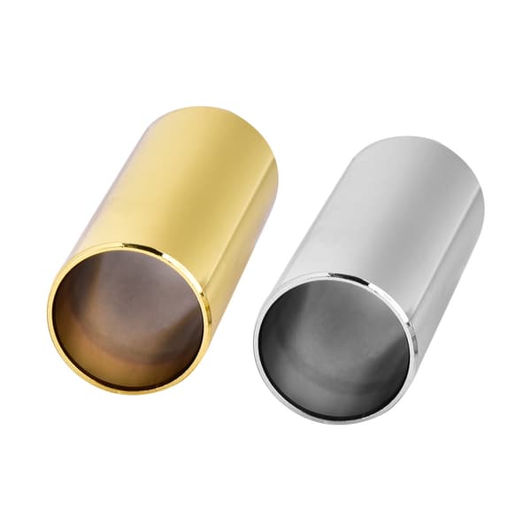 2 stk. Rustfrit Stål Slides til Guitar Strengeinstrument