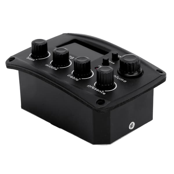 Gitarr pickup LCD-display tuner set kit instrument tillbehör ersättning för folk ClassicKLT-17B