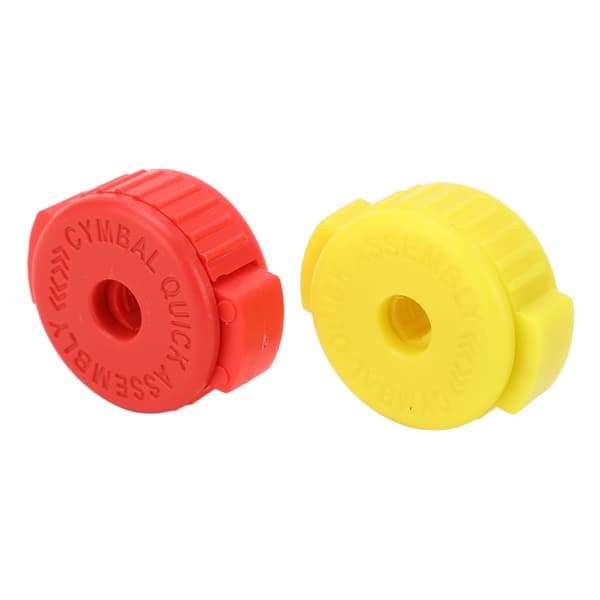 2 stk. Cymbal Quick Release Nut Push in Design Quick Set Cymbal Cap Tromme Tilbehør WC87