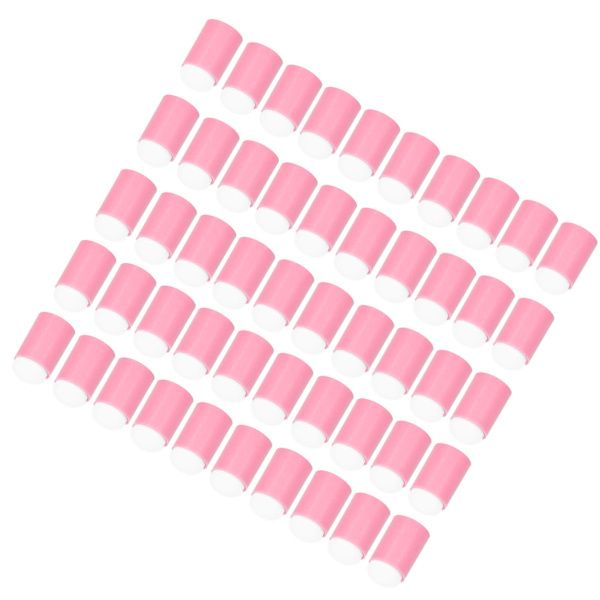 50 st bläckdynor, smetningssvamp, mångsidig, mjuk, flexibel, lättviktig fingersvamp, daubers för hem, nagelsalong, rosa