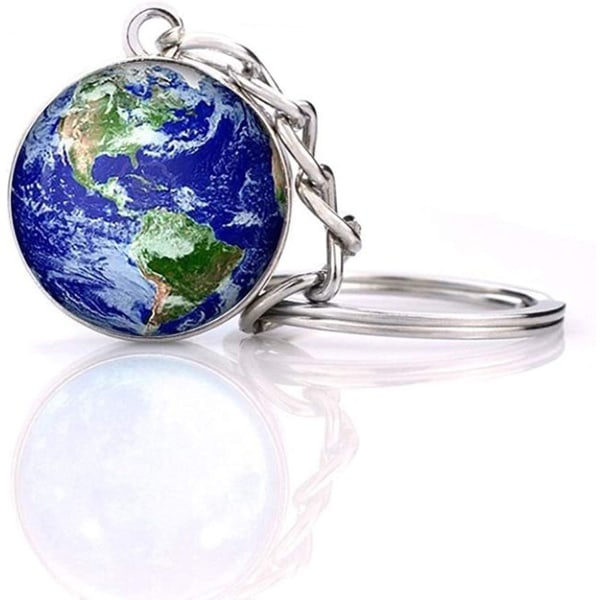 Solar System Planet keychain Accessories Pendant Glow In The Dark, Earth