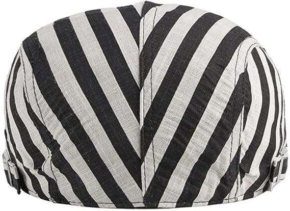 Justerbar Newsboy Hat til Mænd Flat Cap Cabbie Beret Hat