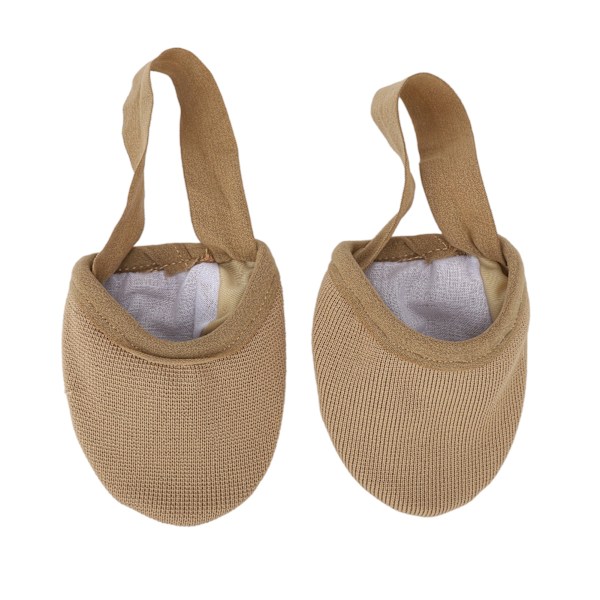 Halvsula Dansko Breathable Stretchy Halksäker Halvsula Ballettofflor för Dans Yoga Träning Hudfärg S