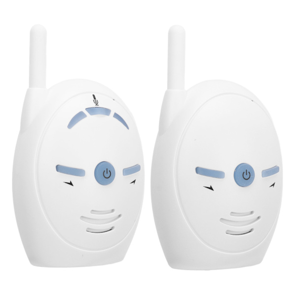 Digital barnmonitor med nattlampa vaggvisa 2-vägskommunikation 2,4 GHz trådlös överföring ljud barnmonitor 100-240V EU-kontakt