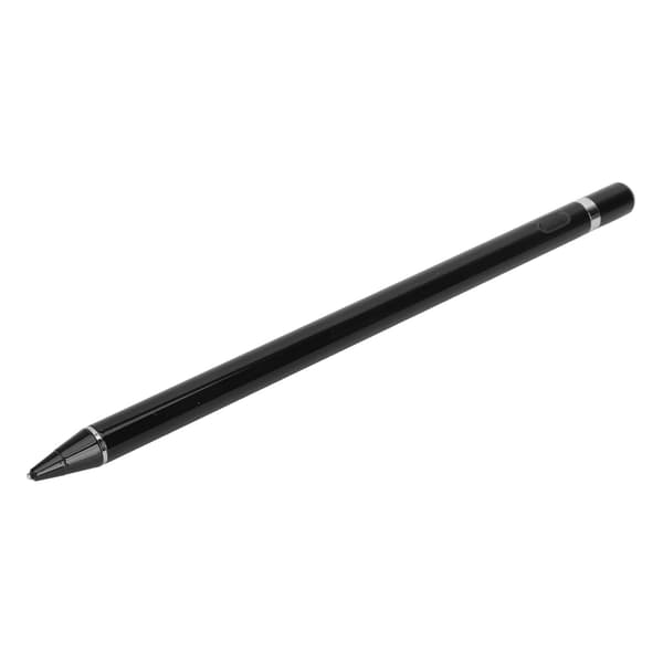 Universal Stylus Pen Magnetisk Penhætte Åben og Brug 95mAh Micro USB Touch Screen Penne til Smartphone Tablet Computer Sort