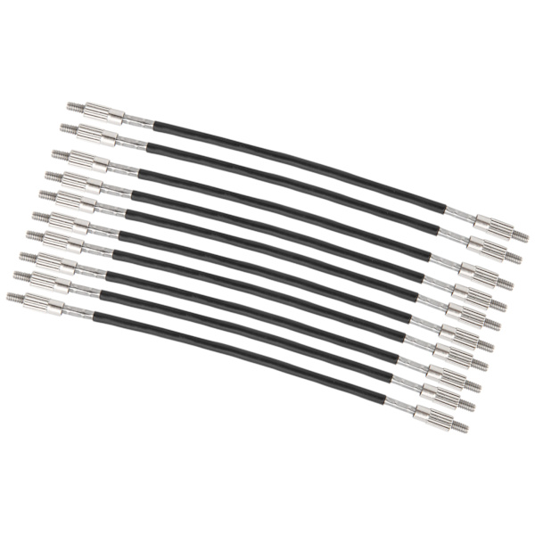 10 stk. Violin Tailgut Tail Gut Stål NonSlip Wire Tailcord Reservedele Tilbehør