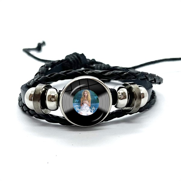 Eksklusivt armbånd til Taylor-fans, håndvævet læder for holdbarhed Style 6