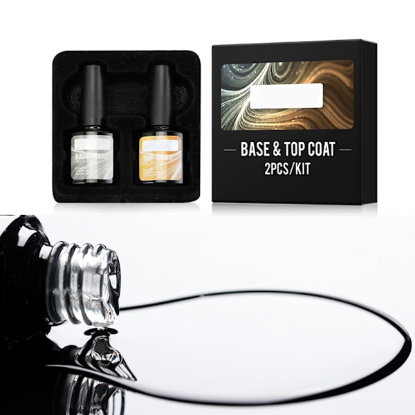 10ML UV-gelpolish baslack långvarig topplack nagelkonst set kitRBTC2-01