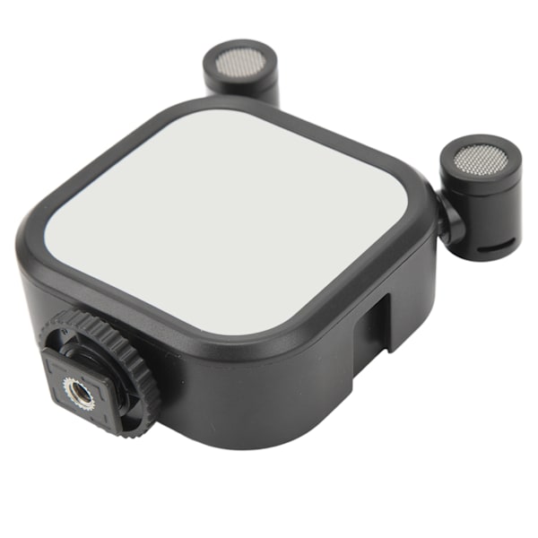Mikrofonljus RGB 2 Stereo Mic 0,91 tum Display Smartphone Videokit för filmning