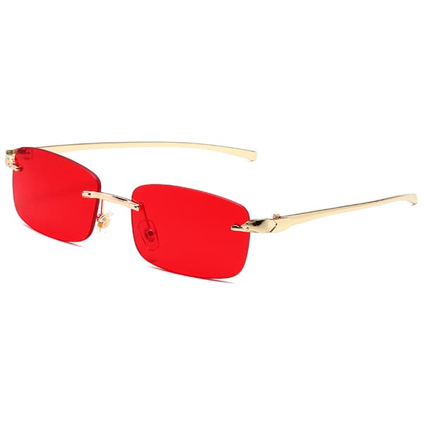 Solbriller for kvinner og menn Retro Aviator Square Goggle Classic Frame briller