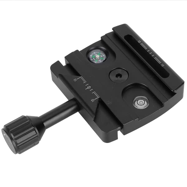 Kulehode hurtigutløserplateholder for ARCA/RRS-plate til Manfrotto RC/RC2-base