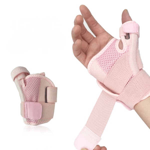 Handledsstöd för tummen, justerbart handledsstöd med flexibelt tumstöd för tumme och handbesvär, trötthet, passar både höger och vänster hand