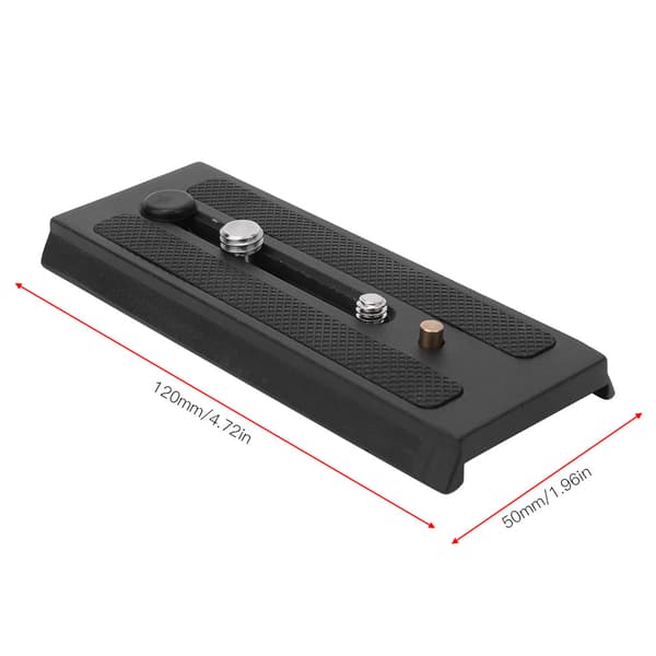 Kulehode i aluminiumslegering, svart, mini, bærbart, hurtigutløserplate, DSLR-kameratilbehør for P200 hurtigmontering