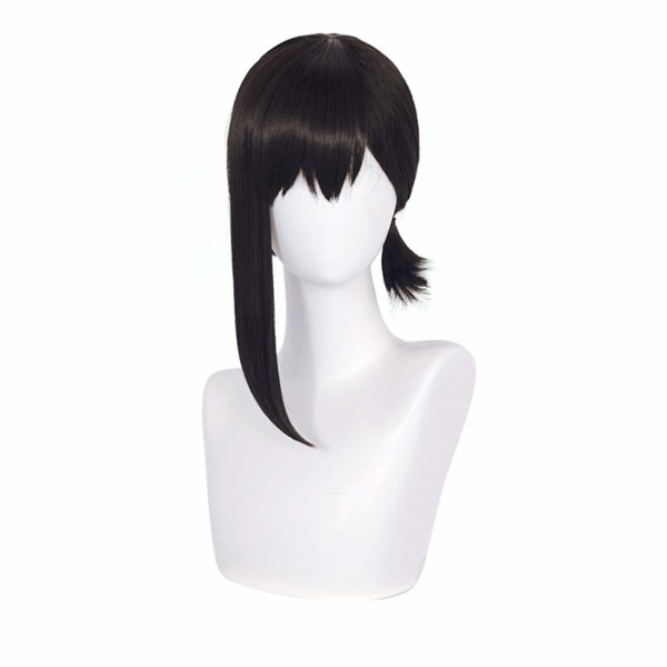 Anime Short Black Cosplay Wigs with Bangs for Chainsaw Man Halloween cosplay (higashiyama kobeni)