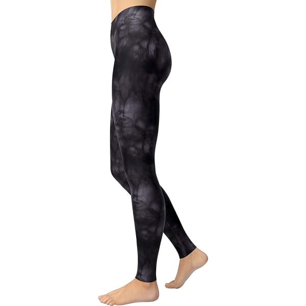 Mjuka, hög midja , printed skinny stretch yogabyxor för kvinnor (print 5)
