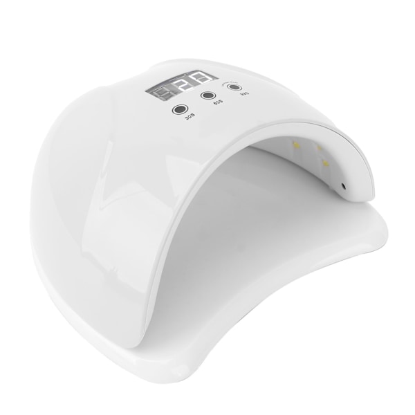 Snabbt professionellt nageltork LED-lampa nagelfototerapi gelpolering härdning 48W 100-240V vit EU-kontakt