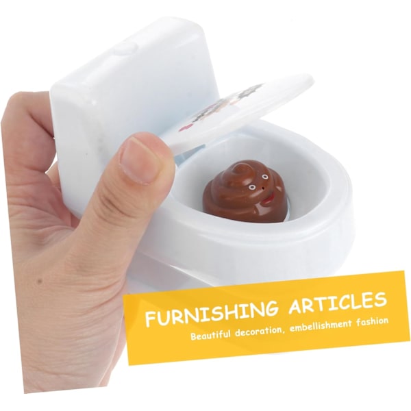 3 kpl Mini-WC-lelu Suihkulelu Vesi Lelut Mini-WC Kidcraft Leikkisarja Nukkitalo Koristeet Uutuus Mini-WC Harjoittelu