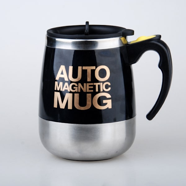 Wekity Selvrørende krus - Automatisk selvblandende rustfritt stål krus for kaffe/te/varm sjokolade/melk til kontor/reise/hjem - 400 ml - Den beste gaven