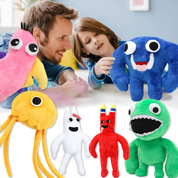 Garten of Banban plyschdjur docka-multifärg(6 stycken) multicolour (6 pieces)