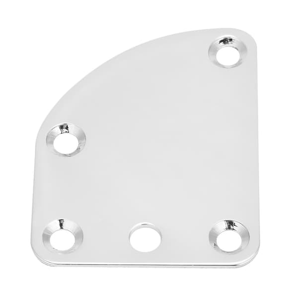 5-håls halsbricka för ST elgitarr Deluxe Style DIY-ersättningsdelar (silver)