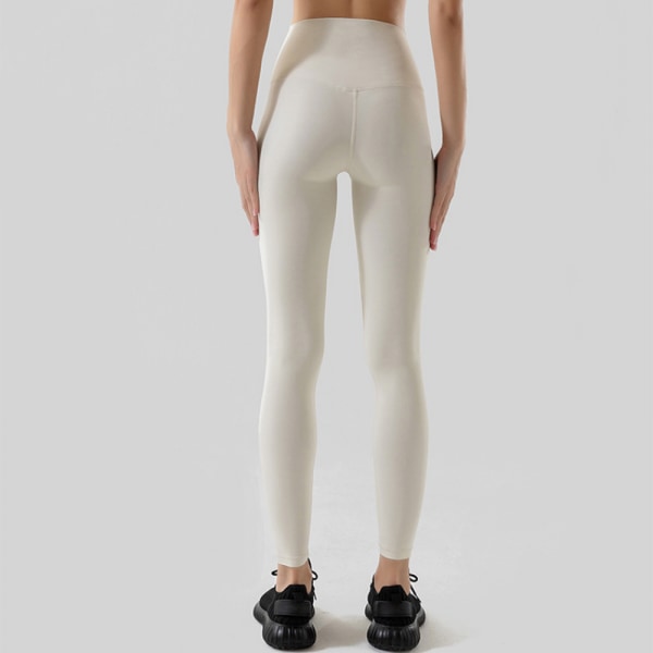 Høy midje mønstrete leggings for kvinner - Myke og smøraktige bukser med mønster for trening og yoga (M)