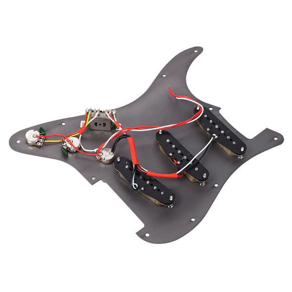 Hållbar SSS ALNICO V Magnet Pickup Loaded Pickguard för ST Style Elektrisk Gitarr