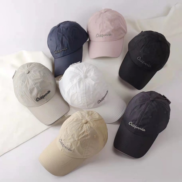 Dotpet Hat Hurtigtørrende Broderede Bogstaver Justerbar Mænds Og Kvinders Baseball Cap(Khaki)
