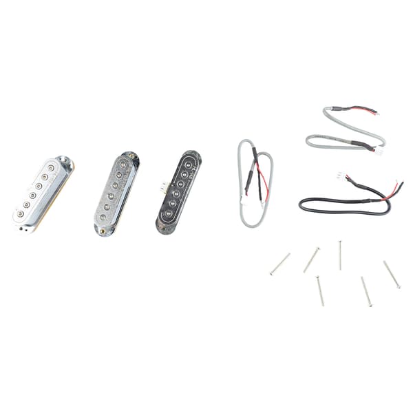 3 st elektriska gitarr pickup 48 50 52mm passiv design single coil låg brus silver gitarr pickup set