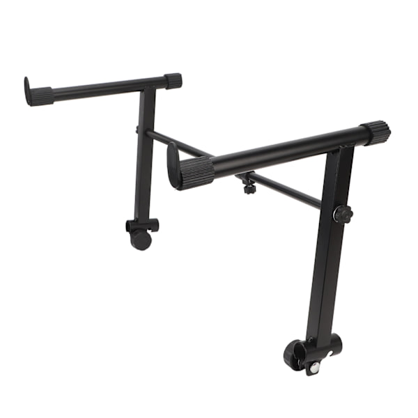 L-formet elektronisk klaverstativforlængeradapter, 2-trins keyboardstativ, 42-75 cm breddejustering