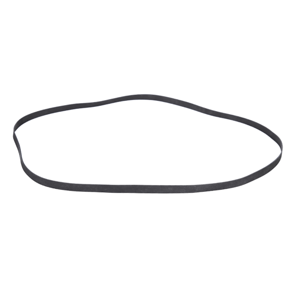 Svart gummiband för skivspelare med god elasticitet (270 mm)