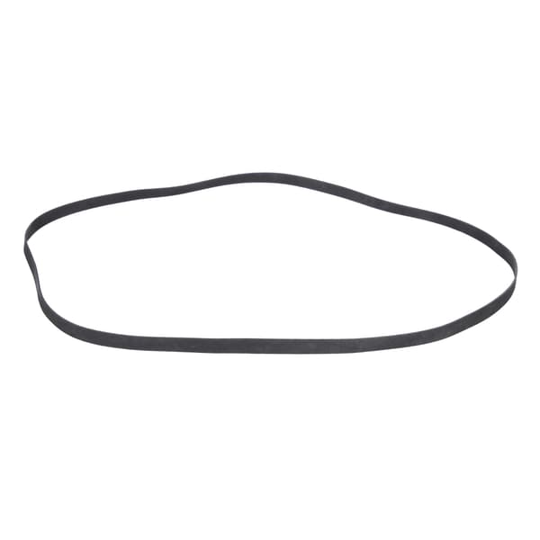 Svart gummireim for platespiller med god elastisitet (270 mm)
