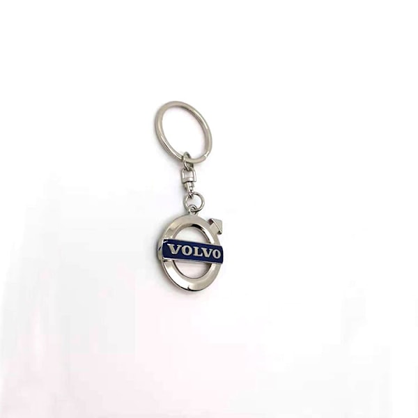2 kappaletta Auton logon avaimenperä - 3D kromattu metalli Volvo Auton avaimenperä Avaimenperä Seos Avaimenpidike