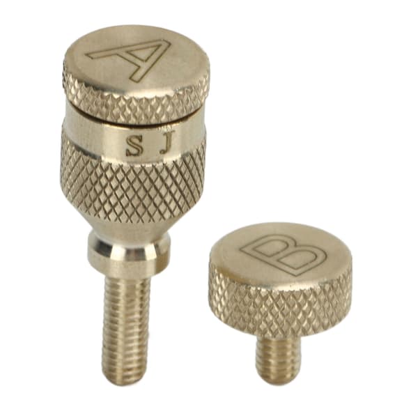 2 stk. 4 mm metalkruesaksofon buede hals strammeskruer musikinstrument tilbehør