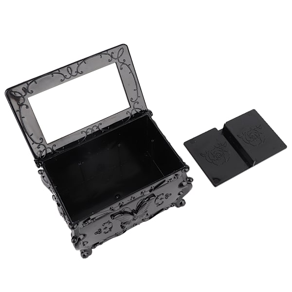 Multifunktionel Retro Makeup Værktøjer Beholder Opbevaringsboks Bomuldspinde Pads Organizer Holder