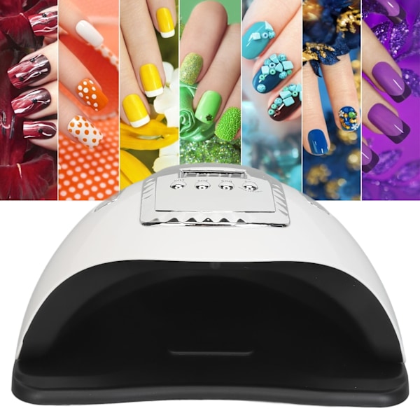 UV-nagellampa Snabbtorkande Hög Effekt 66 st Ljuschips Professionell Polering Manikyr Nageltork 100-240V EU-kontakt