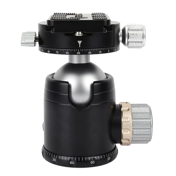 44 mm digitalt spejlreflekskamera stativ monopod kuglehoved 720 panorama med quick release plade