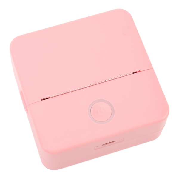 Mini bärbar termisk skrivare bläckfri ficksskrivare med APP för bilder Retro stil foton kvitton anteckningar listor etikett memo QR-koder X33 Rosa