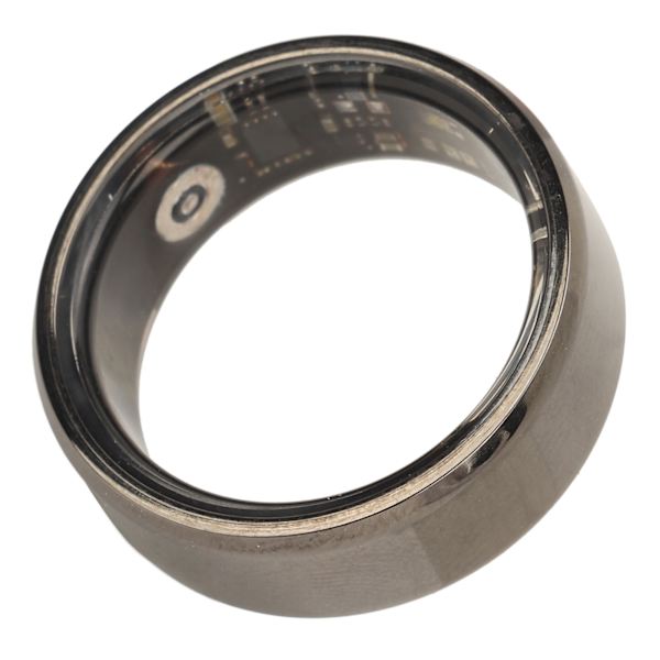 Smart Ring Hälsospårare Steg Räkning Sömnkvalitet Övervakning IP68 Vattentät Hälsoring Med Laddningsfodral för Android för IOS Svart Storlek 8