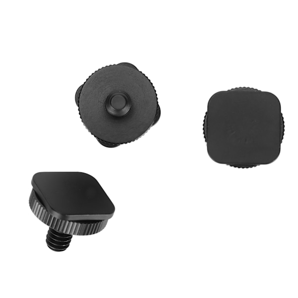 3 st 1/4 tum stativfäste skruv DSLR kamera varm kall sko adapter verktyg för blixtar mikrofon LED-lampa