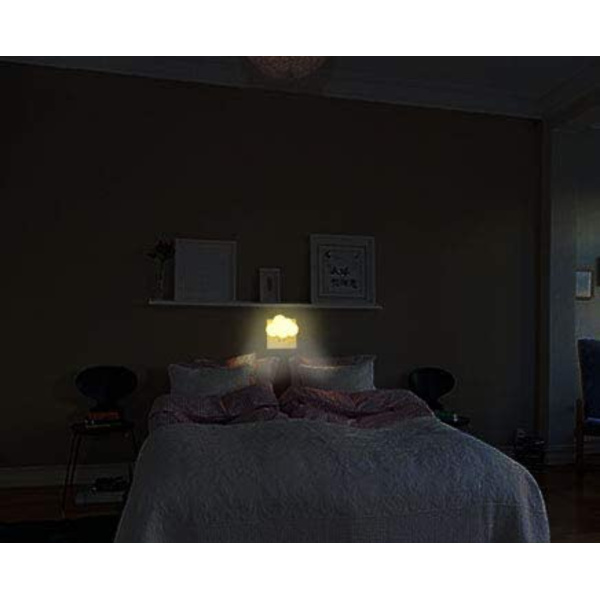 Sensor LED natlys Plug-in natlys til børn og voksne Drømmesenglampe Væg Cloud natlys