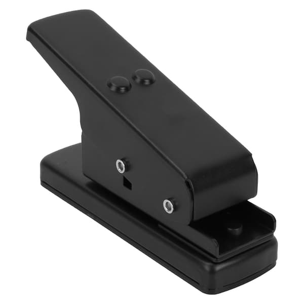 DIY Guitar Pick Punch Maker Cutter Tool Med 2 Guitar Pick Strips (Sort)