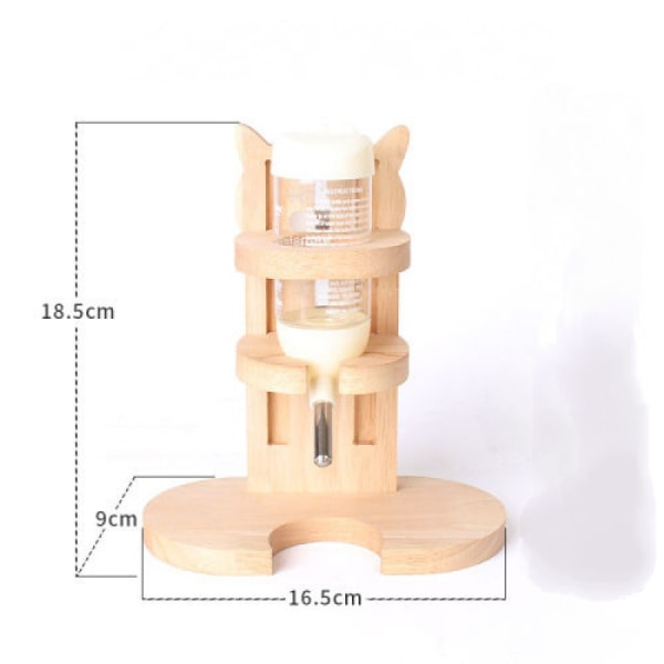 Hamster Vattenflaska Stativ för Marsvin, Möss, Chinchillor och Andra Smådjur, 80 ml Hängande Vatten Automatisk Dispenser