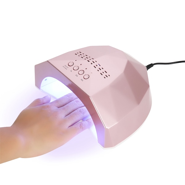 Professionell 48W LED-lampa för nagelkonst, torktumlare för gellack, manikyr, roséguld