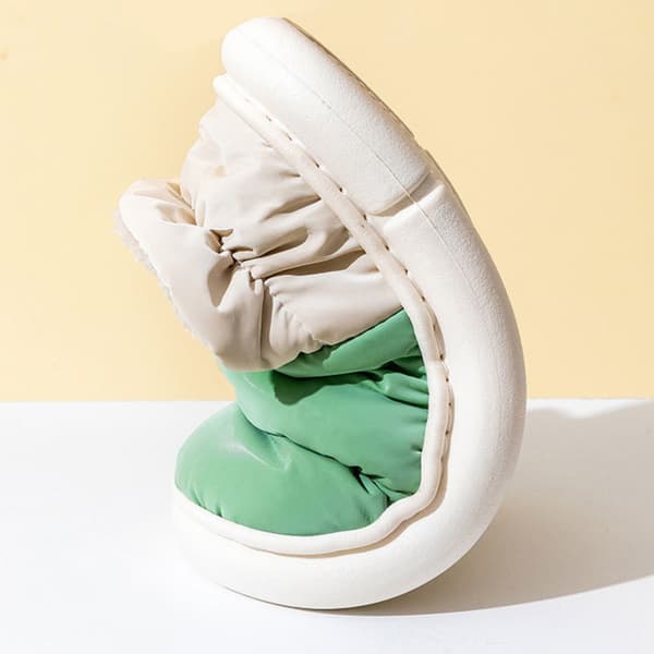 Vinterskor för män, duntofflor, fluffiga vintertofflor, Memory Foam, inomhus och utomhus, sovrum (7,5-8)