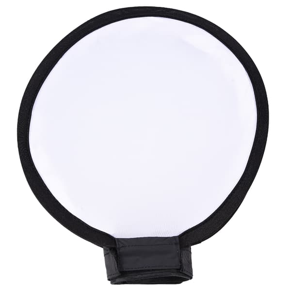 Mini bærbar rund Beauty Dish Speedlite Flash Diffuser Softbox (30cm)